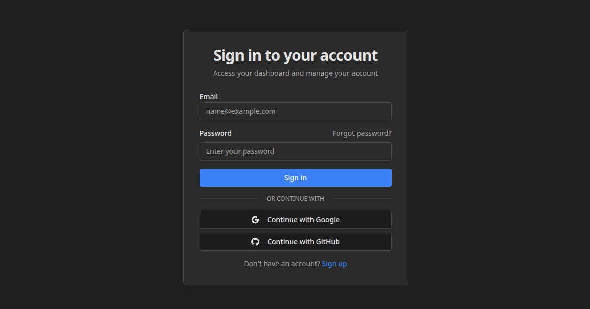 Login Page